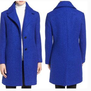 tahari coat blue